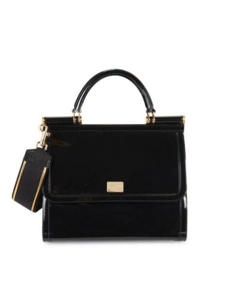 bolsa negra dolce gabbana|Dolce & Gabbana satchel.